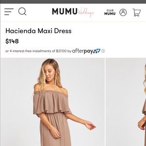 MuMu Bridesmaid Dress-XL